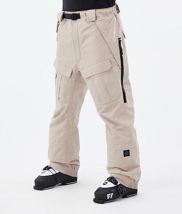 Beige Men's Dope Antek Ski Pants | NZ_D1005