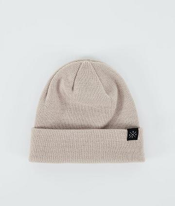 Beige Men's Dope Solitude Beanies | NZ_D1074