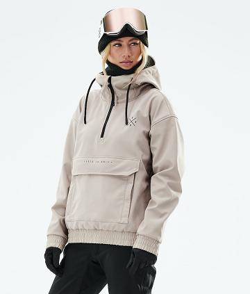 Beige Women's Dope Cyclone W 2021 Ski Jackets | NZ_D1093