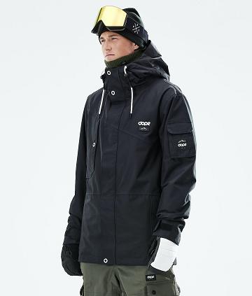 Black Men's Dope Adept 2021 Ski Jackets | NZ_D2247