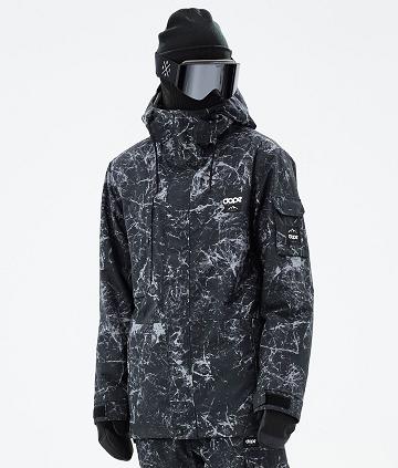 Black Men's Dope Adept Snowboard Jackets | NZ_D1755