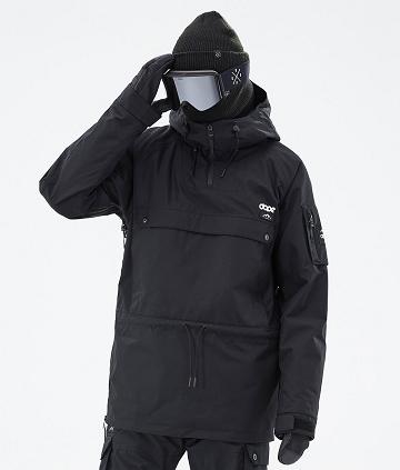 Black Men's Dope Annok Ski Jackets | NZ_D2313