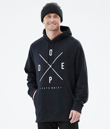 Black Men's Dope Common Hoodies | NZ_D1915