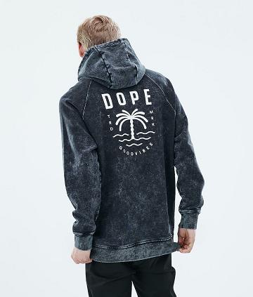 Black Men's Dope Daily Hoodies | NZ_D1456