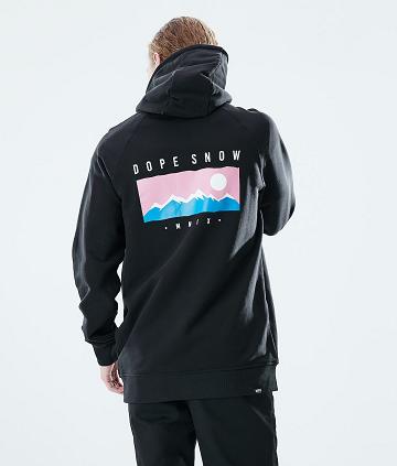 Black Men's Dope Daily Hoodies | NZ_D2007