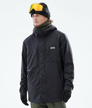 Black Men's Dope Insulated Snowboard Jackets | NZ_D1040