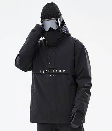 Black Men's Dope Legacy Snowboard Jackets | NZ_D1988