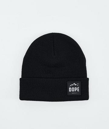 Black Men's Dope Paradise Beanies | NZ_D2333