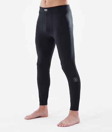 Black Men's Dope Snuggle Base Layer Pants | NZ_D1179