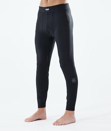 Black Men's Dope Snuggle Base Layer Pants | NZ_D1889