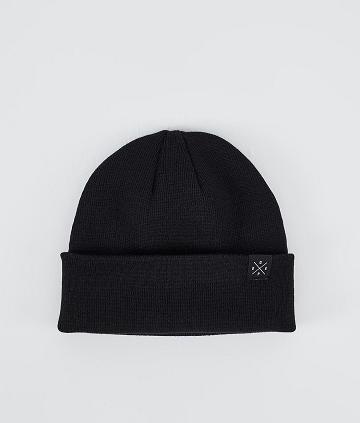 Black Men's Dope Solitude Beanies | NZ_D2028