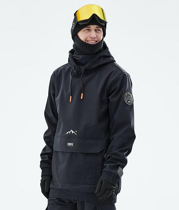 Black Men's Dope Wylie Snowboard Jackets | NZ_D1489