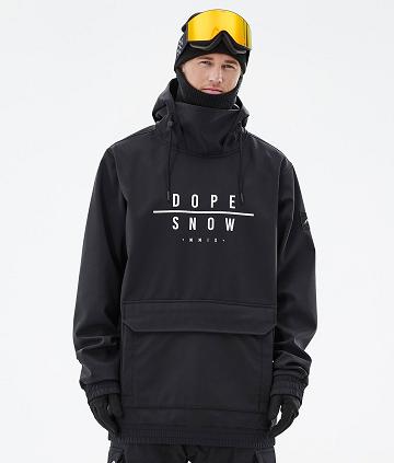 Black Men's Dope Wylie Snowboard Jackets | NZ_D1515