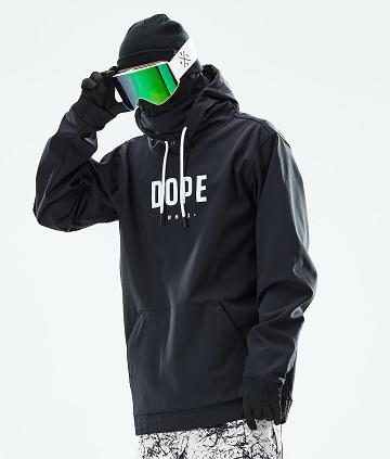 Black Men's Dope Yeti 2021 Snowboard Jackets | NZ_D1989