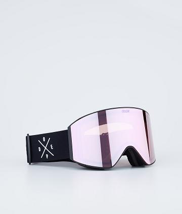 Black / Pink Men's Dope Sight Goggles | NZ_D2056
