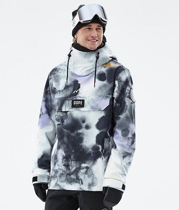 Black Purple Men's Dope Blizzard Ski Jackets | NZ_D1445