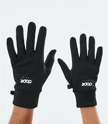 Black / White Women's Dope Power Snowboard Gloves | NZ_D1994
