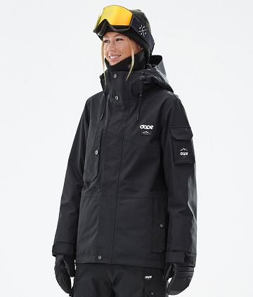 Black Women's Dope Adept W Ski Jackets | NZ_D2299