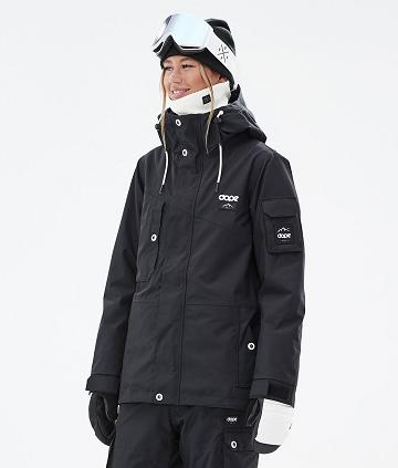 Black Women's Dope Adept W Snowboard Jackets | NZ_D2145