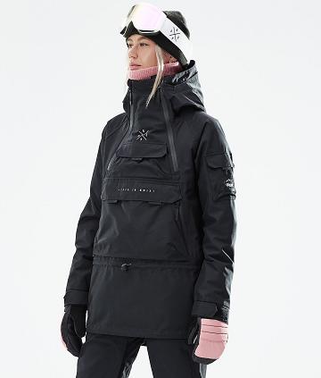 Black Women's Dope Akin W 2021 Snowboard Jackets | NZ_D2515