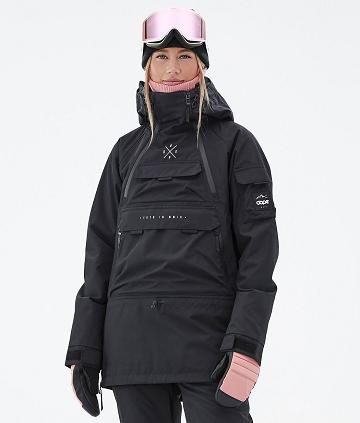 Black Women's Dope Akin W Snowboard Jackets | NZ_D1238
