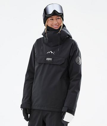 Black Women's Dope Blizzard W Snowboard Jackets | NZ_D2081
