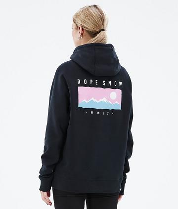 Black Women's Dope Common W Hoodies | NZ_D1299