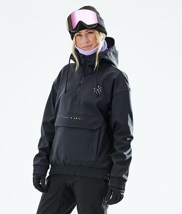 Black Women's Dope Cyclone W 2021 Snowboard Jackets | NZ_D1490