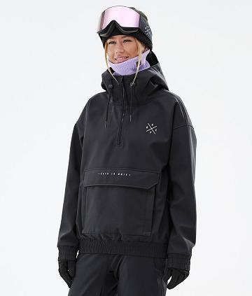 Black Women's Dope Cyclone W Snowboard Jackets | NZ_D1055