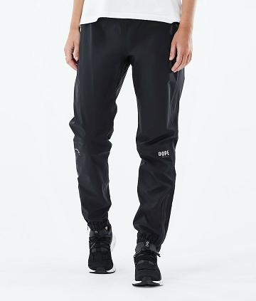 Black Women's Dope Downpour W Outdoor Pants | NZ_D2404