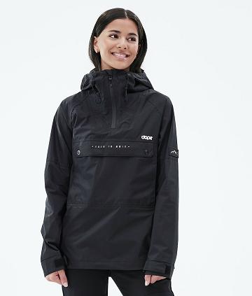Black Women's Dope Hiker Light W Outdoor Jackets | NZ_D1498