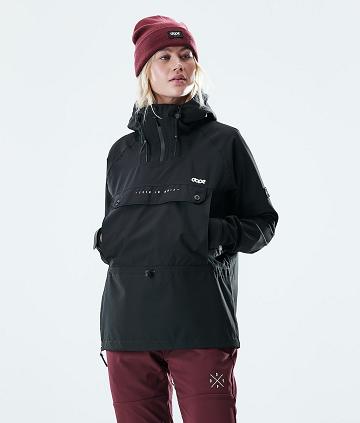 Black Women's Dope Hiker W Outdoor Jackets | NZ_D1338