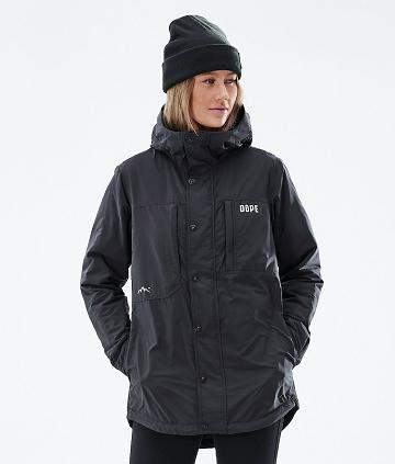 Black Women's Dope Insulated W Outdoor Jackets | NZ_D2089