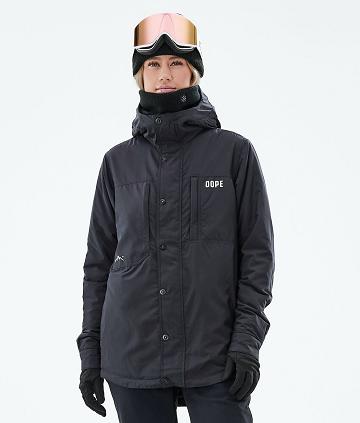 Black Women's Dope Insulated W Ski Jackets | NZ_D2493