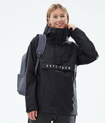 Black Women's Dope Legacy Light W Outdoor Jackets | NZ_D1066