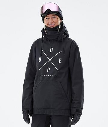 Black Women's Dope Migoo W Ski Jackets | NZ_D2417