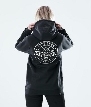 Black Women's Dope Regular Hoodies | NZ_D1495