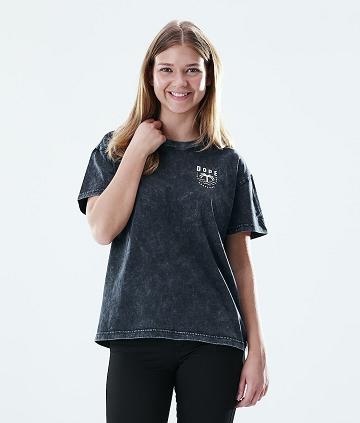 Black Women's Dope Regular T-shirts | NZ_D1459