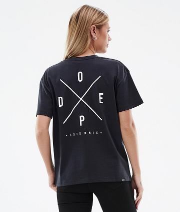 Black Women's Dope Standard W T-shirts | NZ_D1815