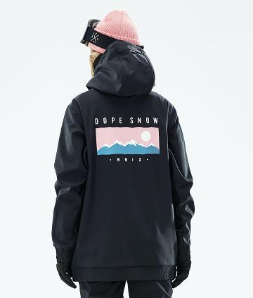 Black Women's Dope Yeti 2021 Ski Jackets | NZ_D2530