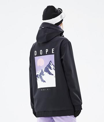 Black Women's Dope Yeti W Ski Jackets | NZ_D1666