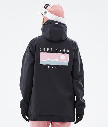 Black Women's Dope Yeti W Ski Jackets | NZ_D1826
