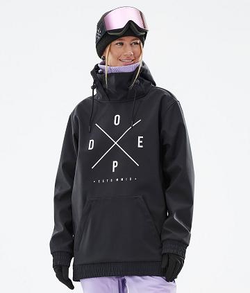 Black Women's Dope Yeti W Snowboard Jackets | NZ_D1277