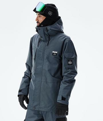 Blue Men's Dope Adept 2021 Ski Jackets | NZ_D2228