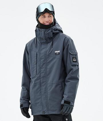 Blue Men's Dope Adept Snowboard Jackets | NZ_D1362