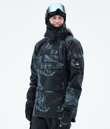 Blue Men's Dope Akin 2021 Snowboard Jackets | NZ_D2383