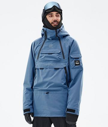 Blue Men's Dope Akin Ski Jackets | NZ_D1249