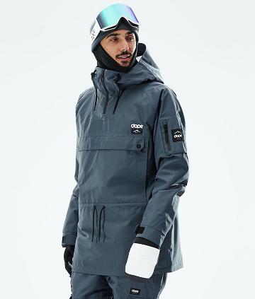 Blue Men's Dope Annok 2021 Snowboard Jackets | NZ_D1463