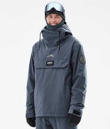 Blue Men's Dope Blizzard Snowboard Jackets | NZ_D1675
