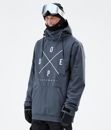 Blue Men's Dope Migoo Ski Jackets | NZ_D1208